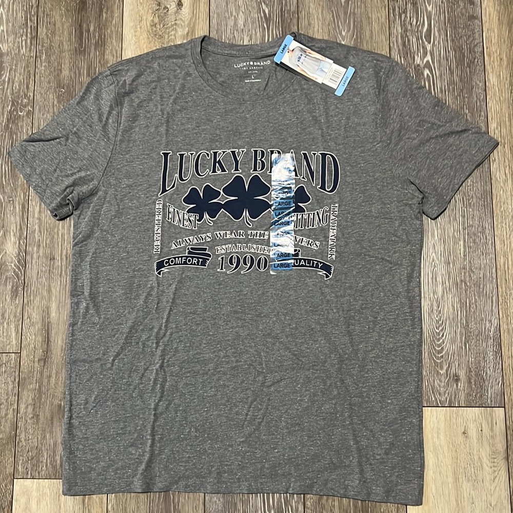 Gray Lucky Brand men’s T-shirt
